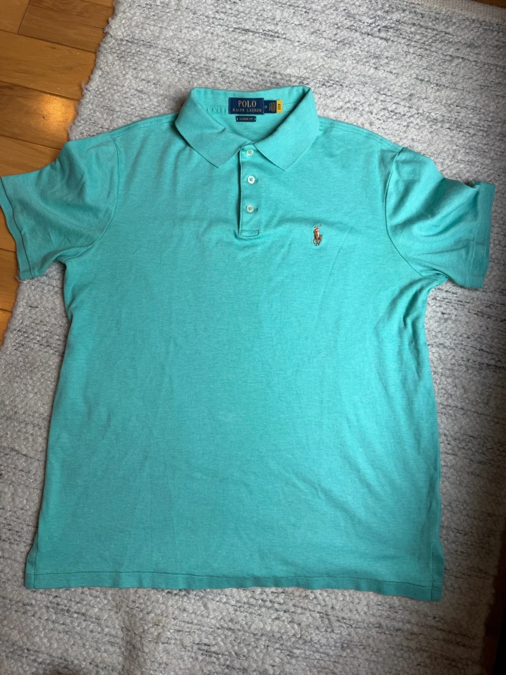 Polo by Ralph Lauren Light (turquoise) Blue Classic Fit Polo Short Sleeve Shirt